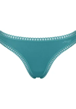 Sloggi Women GO Crush String (3-pack), dames string, lichtgroen, turquoise, print