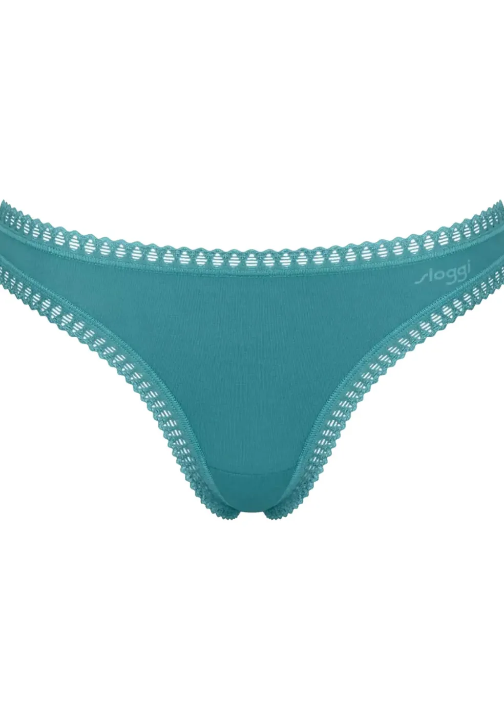 Sloggi Women GO Crush String (3-pack), dames string, lichtgroen, turquoise, print