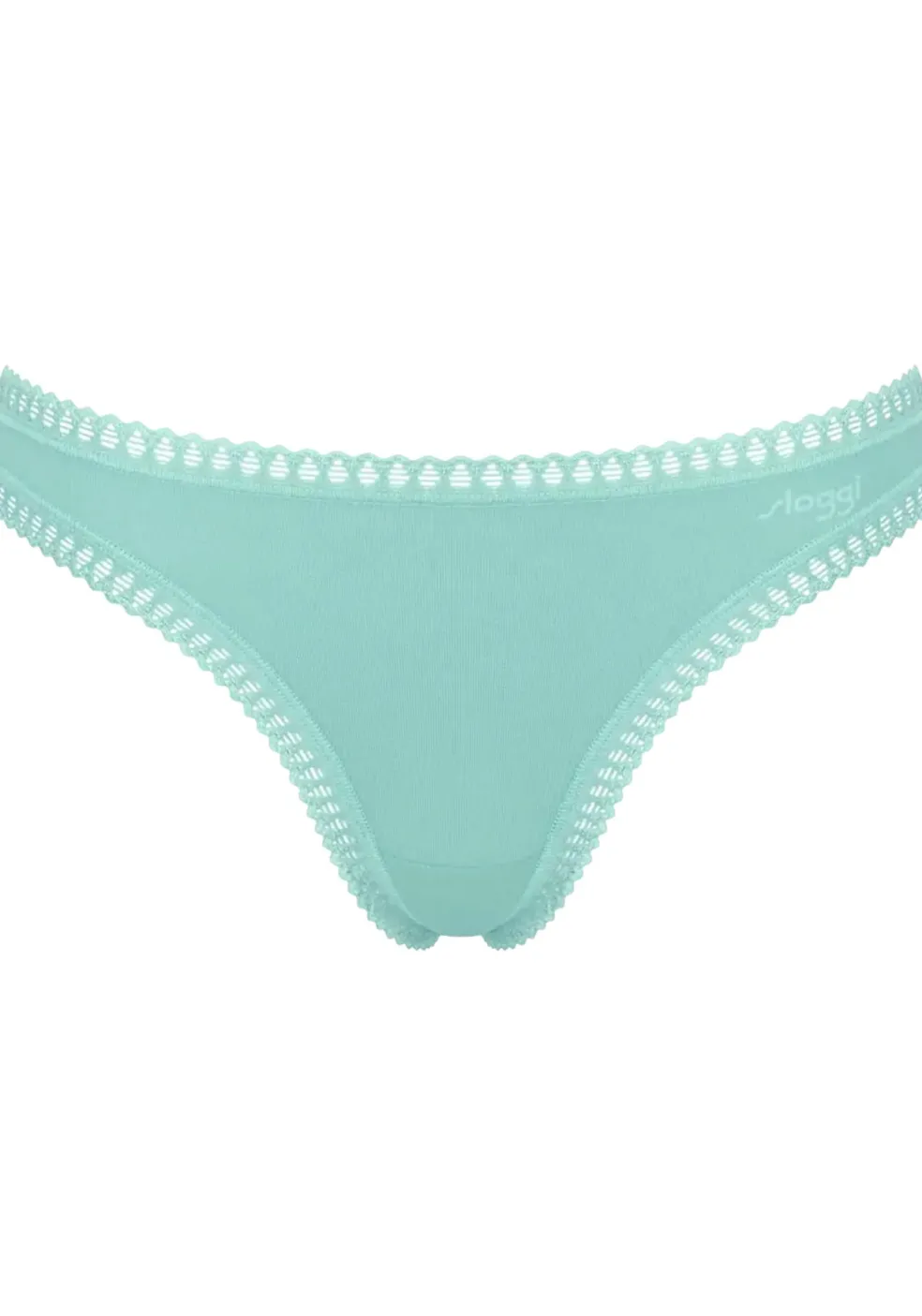 Sloggi Women GO Crush String (3-pack), dames string, lichtgroen, turquoise, print