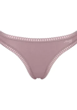Sloggi Women GO Crush String (3-pack), dames string, lichtroze, mauve, print