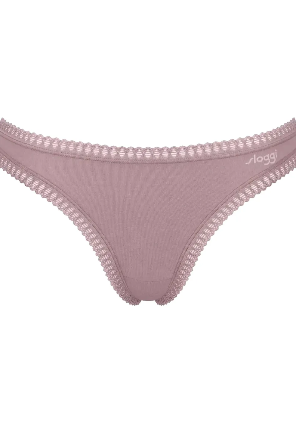 Sloggi Women GO Crush String (3-pack), dames string, lichtroze, mauve, print