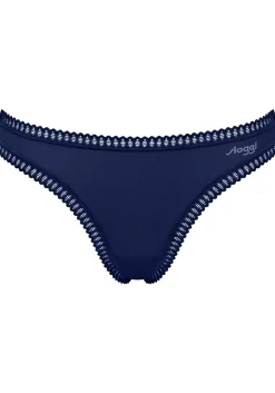 Sloggi Women GO Crush String (3-pack), dames string, zwart, blauw, print