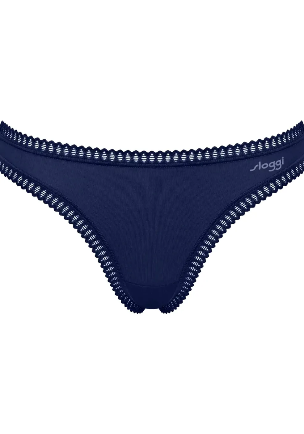 Sloggi Women GO Crush String (3-pack), dames string, zwart, blauw, print