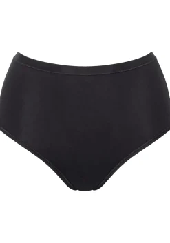 Sloggi Women GO Daily Cotton Highwaist (3-pack), dames slip, zwart