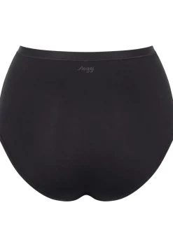 Sloggi Women GO Daily Cotton Highwaist (3-pack), dames slip, zwart