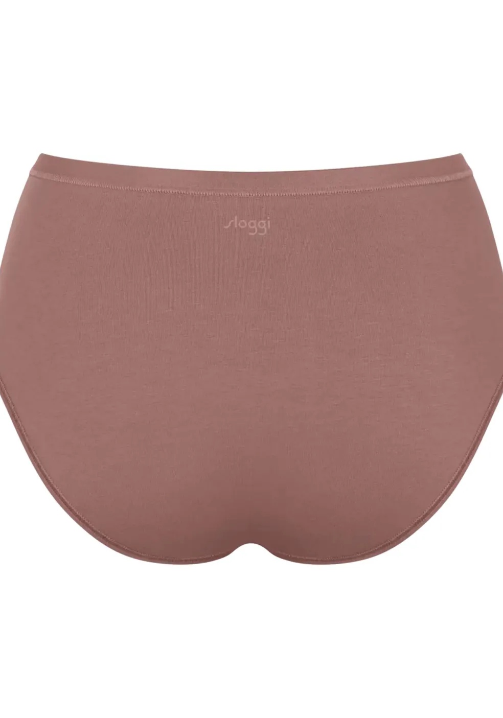 Sloggi Women GO Daily Cotton Midi (3-pack), dames slip, donkerbruin