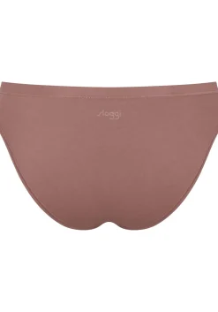 Sloggi Women GO Daily Cotton Mini (3-pack), dames slip, donkerbruin