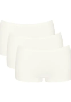 Sloggi Women GO Daily Cotton Short (3-pack), dames boxer, wit