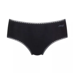Sloggi Women GO Midi (2-pack), dames slip, zwart
