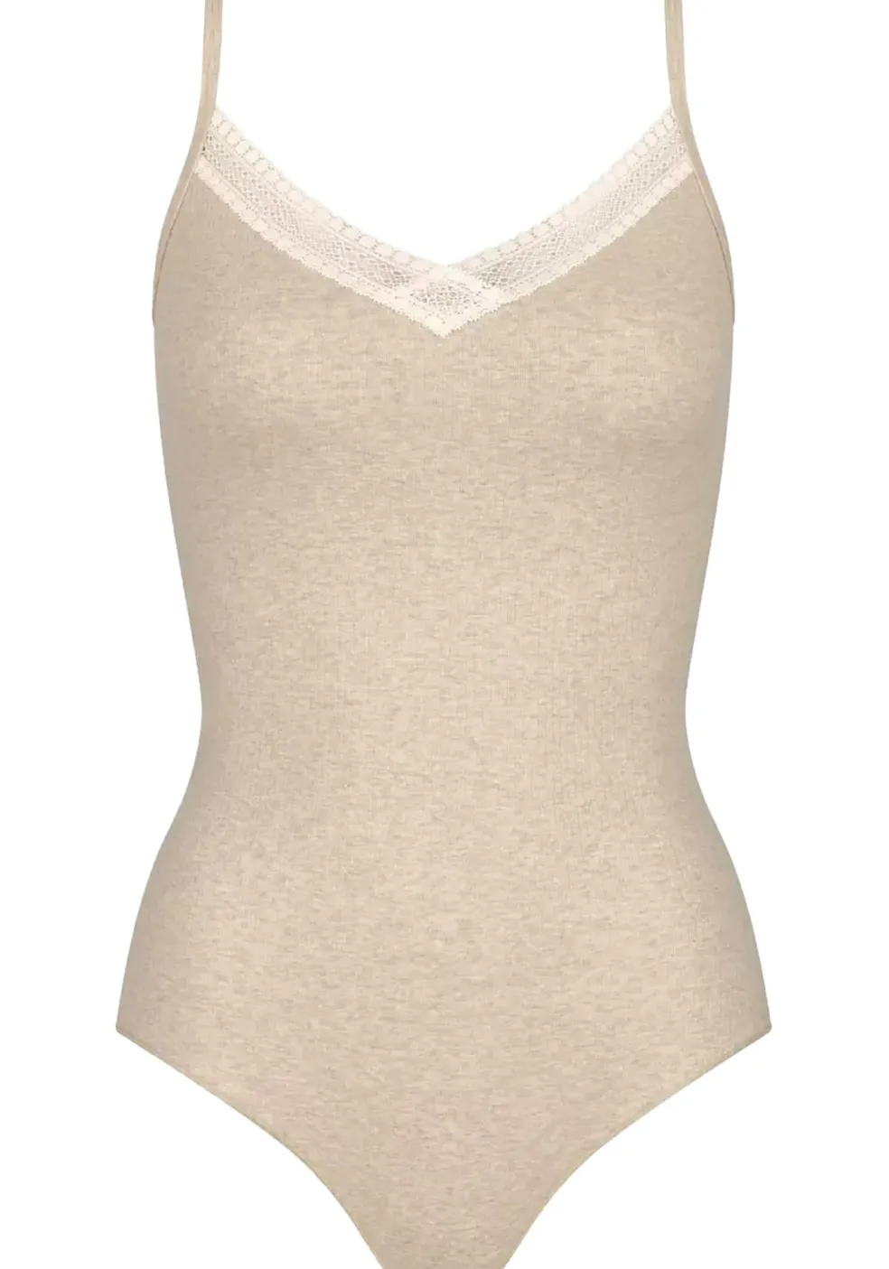 Sloggi Women GO Ribbed Body, body, grijs