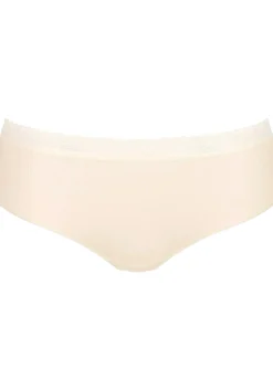 Sloggi Women GO Ribbed R Hipster (2-pack), dames slip, lichtbruin en ecru