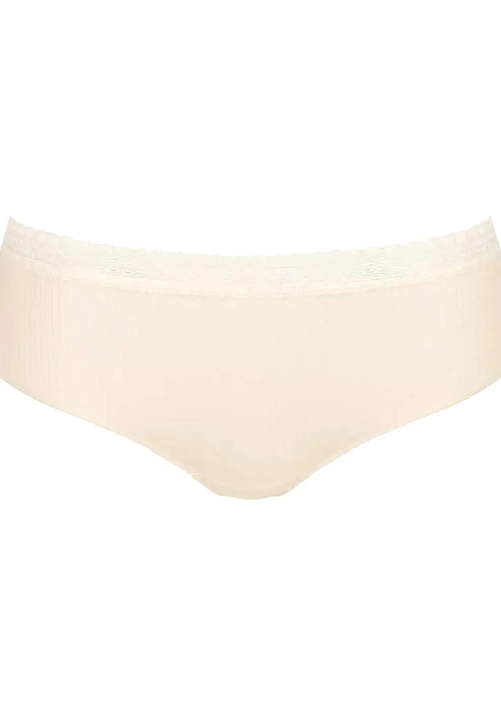 Sloggi Women GO Ribbed R Hipster (2-pack), dames slip, lichtbruin en ecru