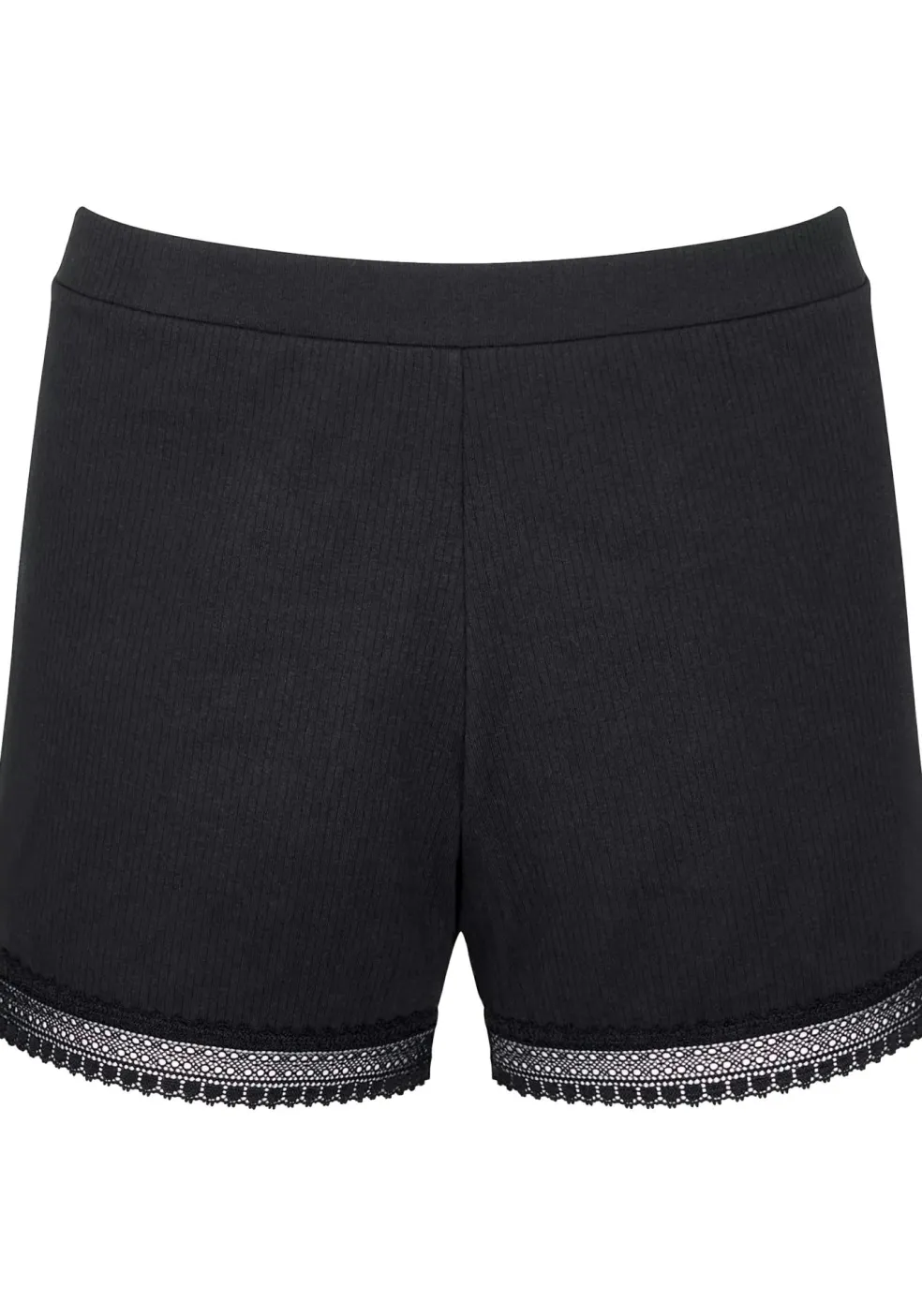 Sloggi Women GO Ribbed Short (1-pack), dames boxer, zwart