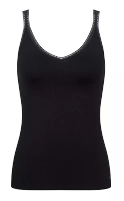 Sloggi Women GO Shirt 01 (2-pack), dames singlet, zwart