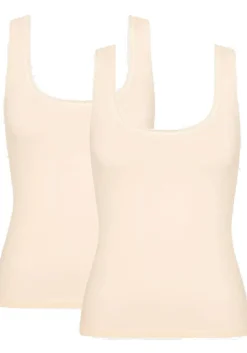 Sloggi Women GO Tank Top (2-pack), dames singlet, beige