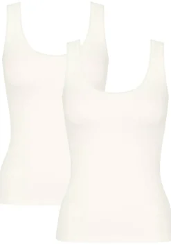 Sloggi Women GO Tank Top (2-pack), dames singlet, wit