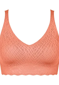 Sloggi Women ZERO Feel Bliss Bralette, bralette, licht abrikoos