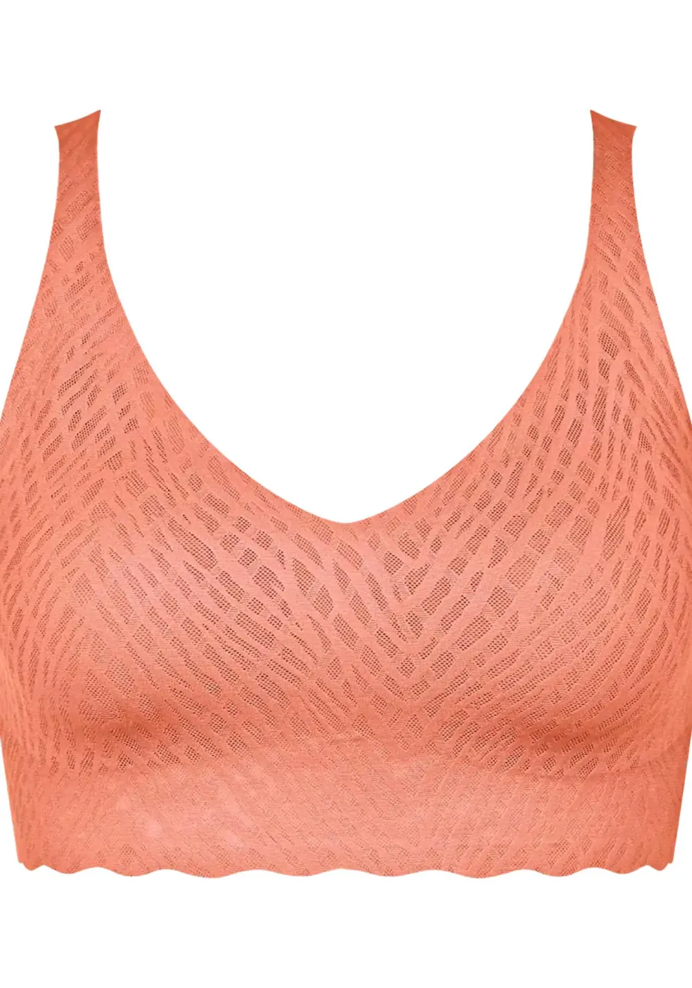 Sloggi Women ZERO Feel Bliss Bralette, bralette, licht abrikoos