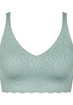 Sloggi Women ZERO Feel Bliss Bralette, bralette, licht saliegroen
