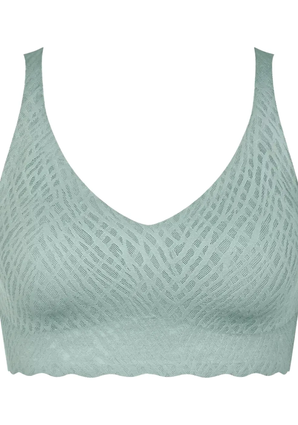 Sloggi Women ZERO Feel Bliss Bralette, bralette, licht saliegroen