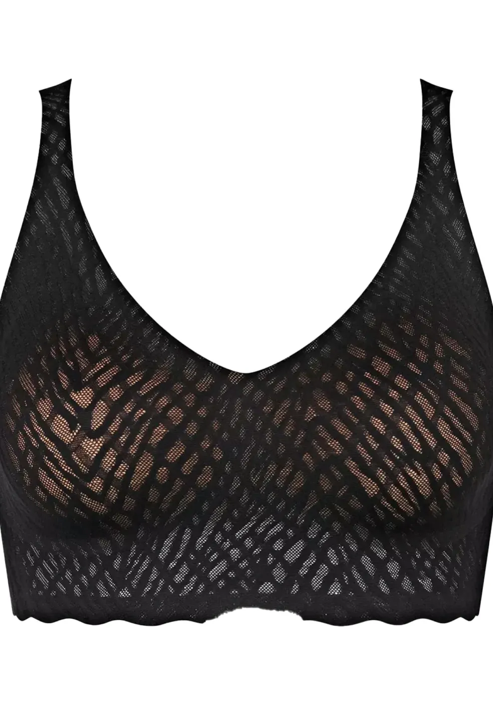 Sloggi Women ZERO Feel Bliss Bralette, bralette, zwart
