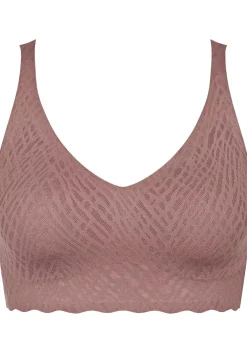 Sloggi Women ZERO Feel Bliss Bralette, bralette, donkerbruin