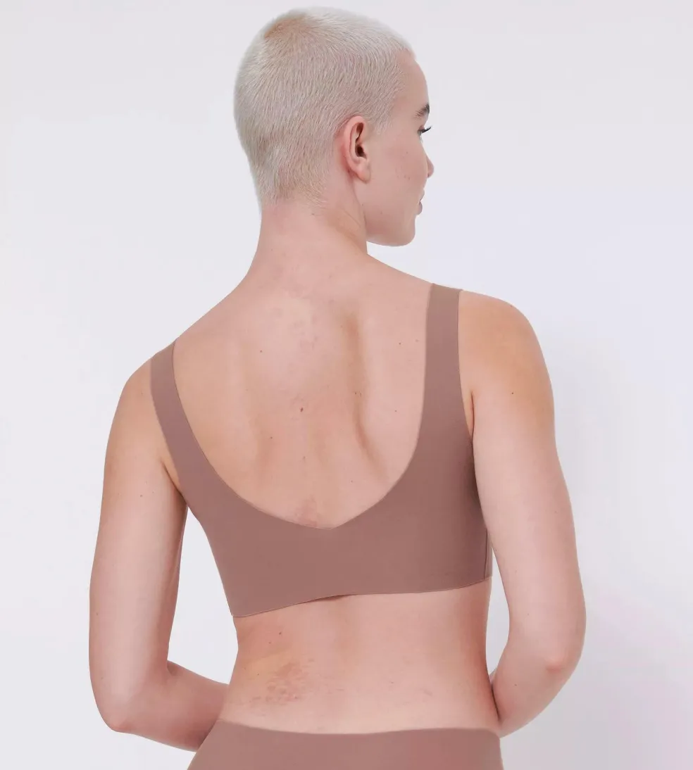 Sloggi Women ZERO Feel 2.0 Bralette, bralette, donkerbruin