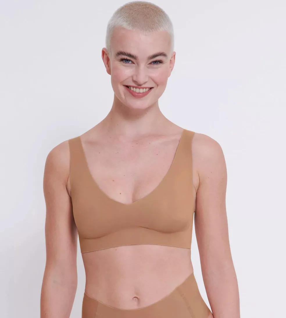 Sloggi Women ZERO Feel 2.0 Bralette, bralette, lichtbruin