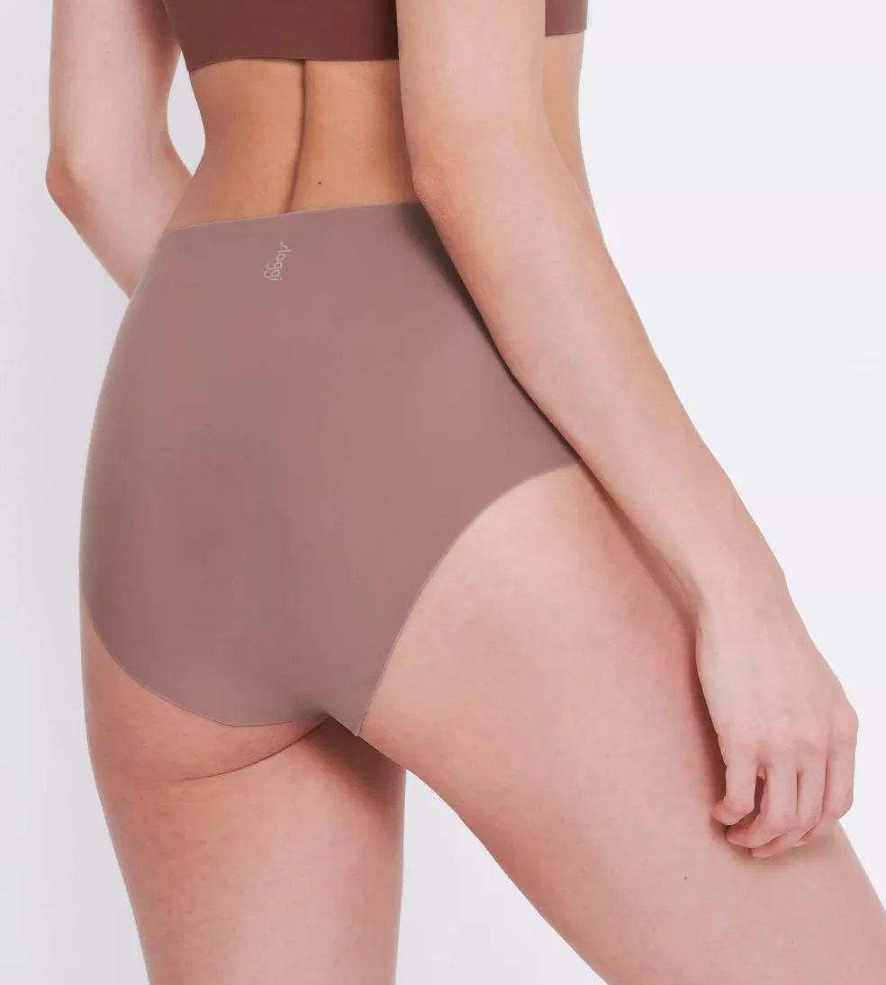 Sloggi Women ZERO Feel 2.0 High waist (1-pack), dames slip, donkerbruin
