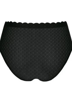 Sloggi Women ZERO Feel Lace High Waist Brief, hoge dames slip kant, zwart
