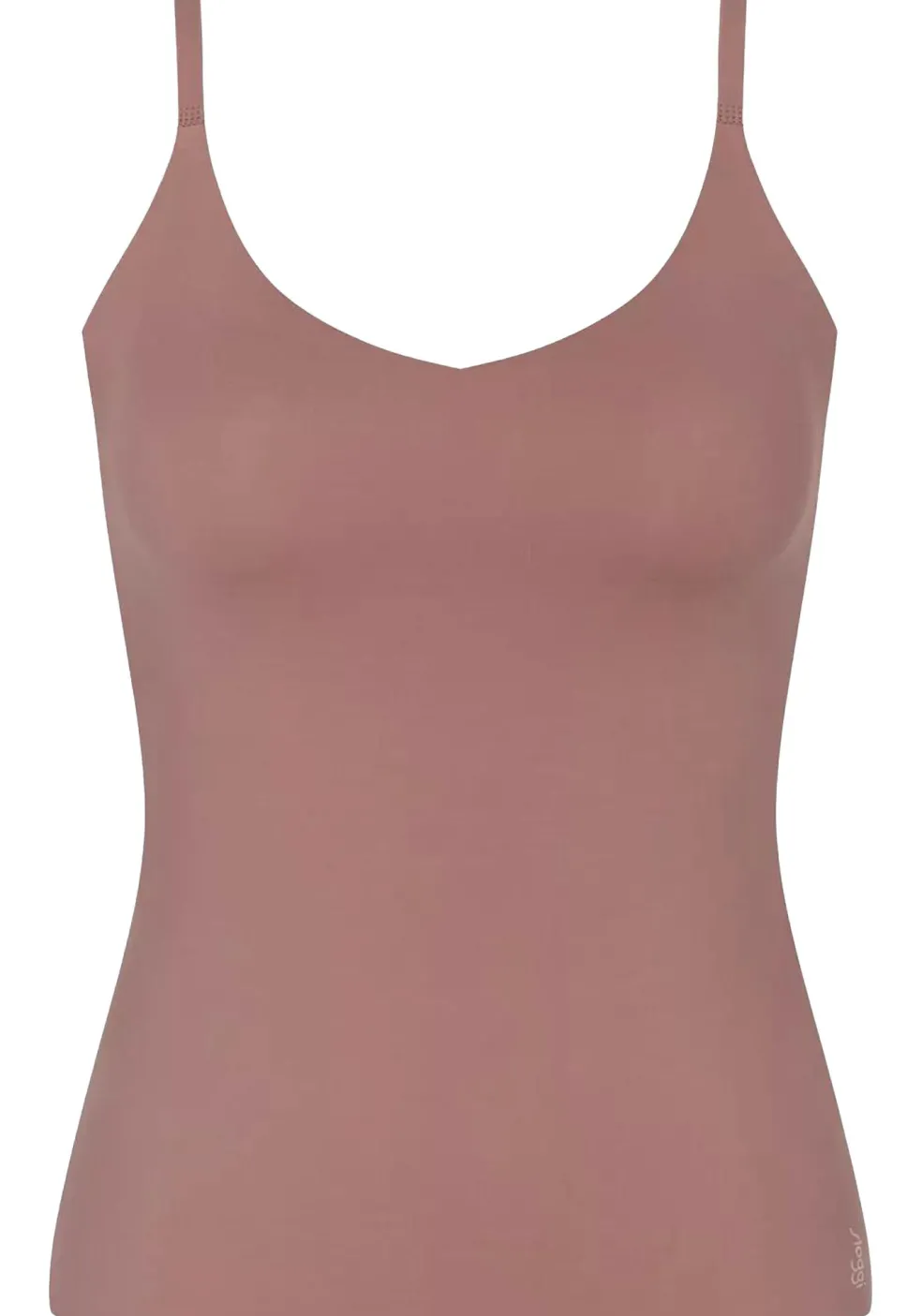 Sloggi Women ZERO Feel 2.0 Spaghetti Top (1-pack), dames singlet, donkerbruin