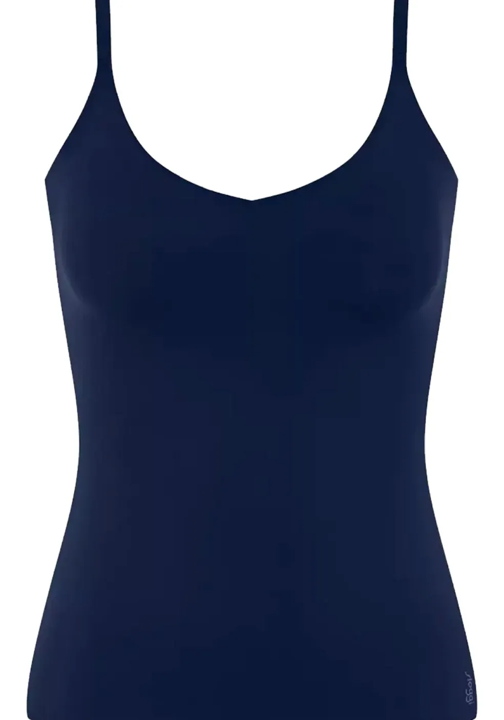 Sloggi Women ZERO Feel 2.0 Spaghetti Top (1-pack), dames singlet, middenblauw