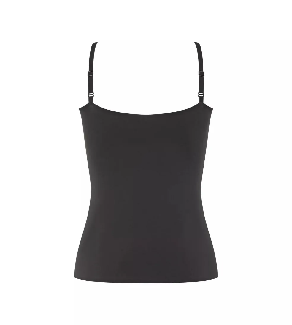 Sloggi Women ZERO Feel 2.0 Spaghetti Top (1-pack), dames singlet, zwart