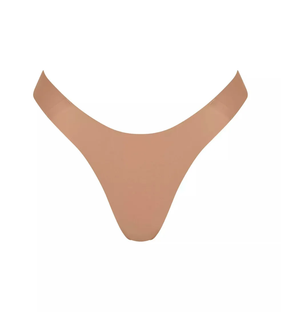 Sloggi Women ZERO Feel 2.0 Tiny tanga (1-pack), dames slip, lichtbruin