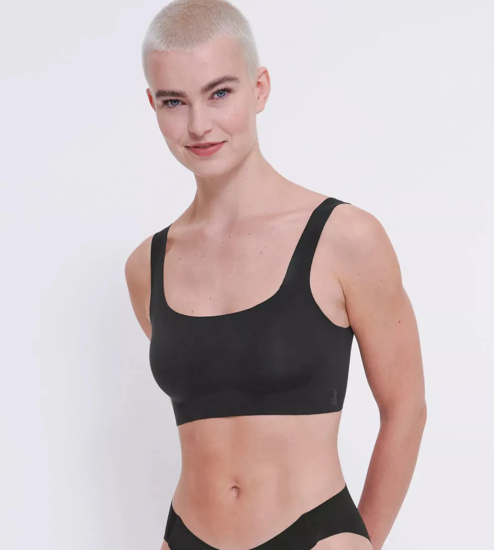 Sloggi Women ZERO Feel 2.0 Top, bralette, zwart