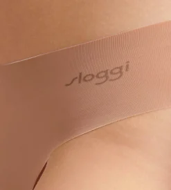 Sloggi Women ZERO Microfibre 2.0 Hipstring (1-pack), dames string, bruin