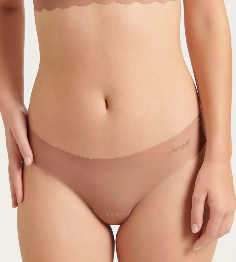 Sloggi Women ZERO Microfibre 2.0 Hipstring (1-pack), dames string, bruin