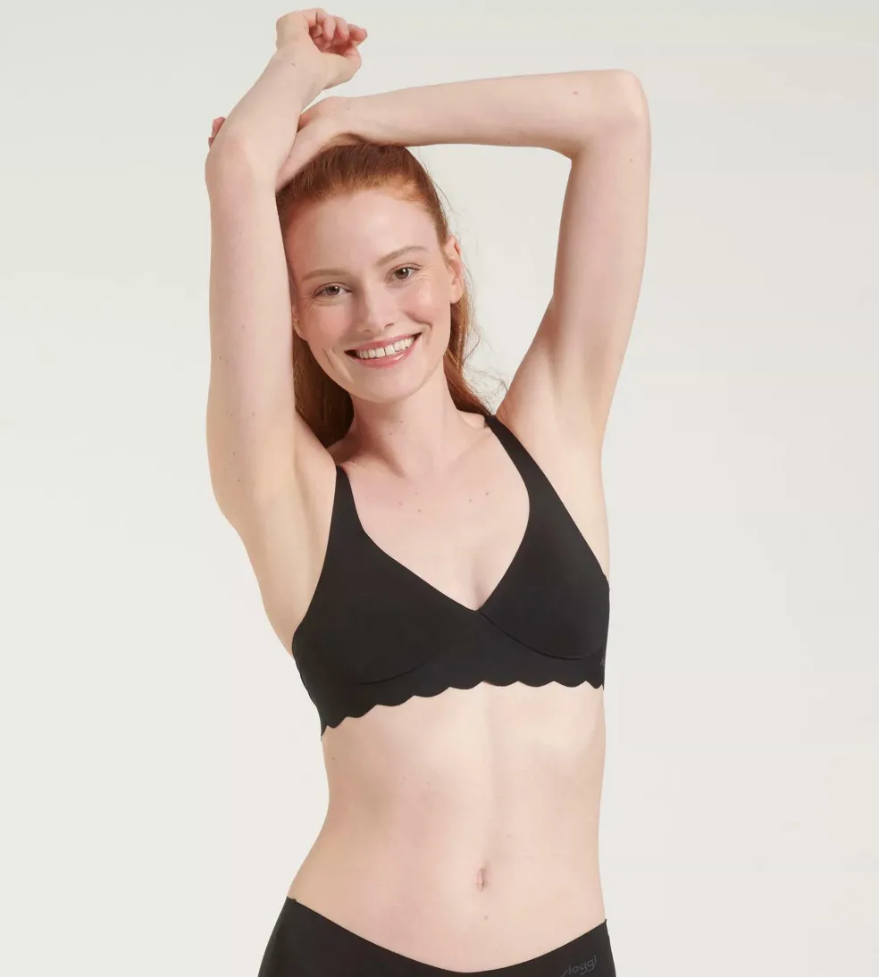 Sloggi Women ZERO Microfibre 2.0 Soft bra, BH, zwart
