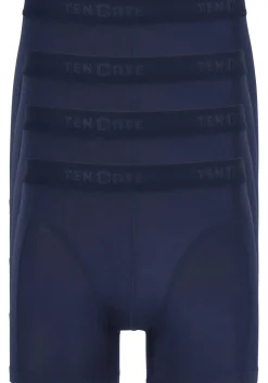 TEN CATE Basics men bamboo viscose shorts (4-pack), heren boxers normale lengte, blauw