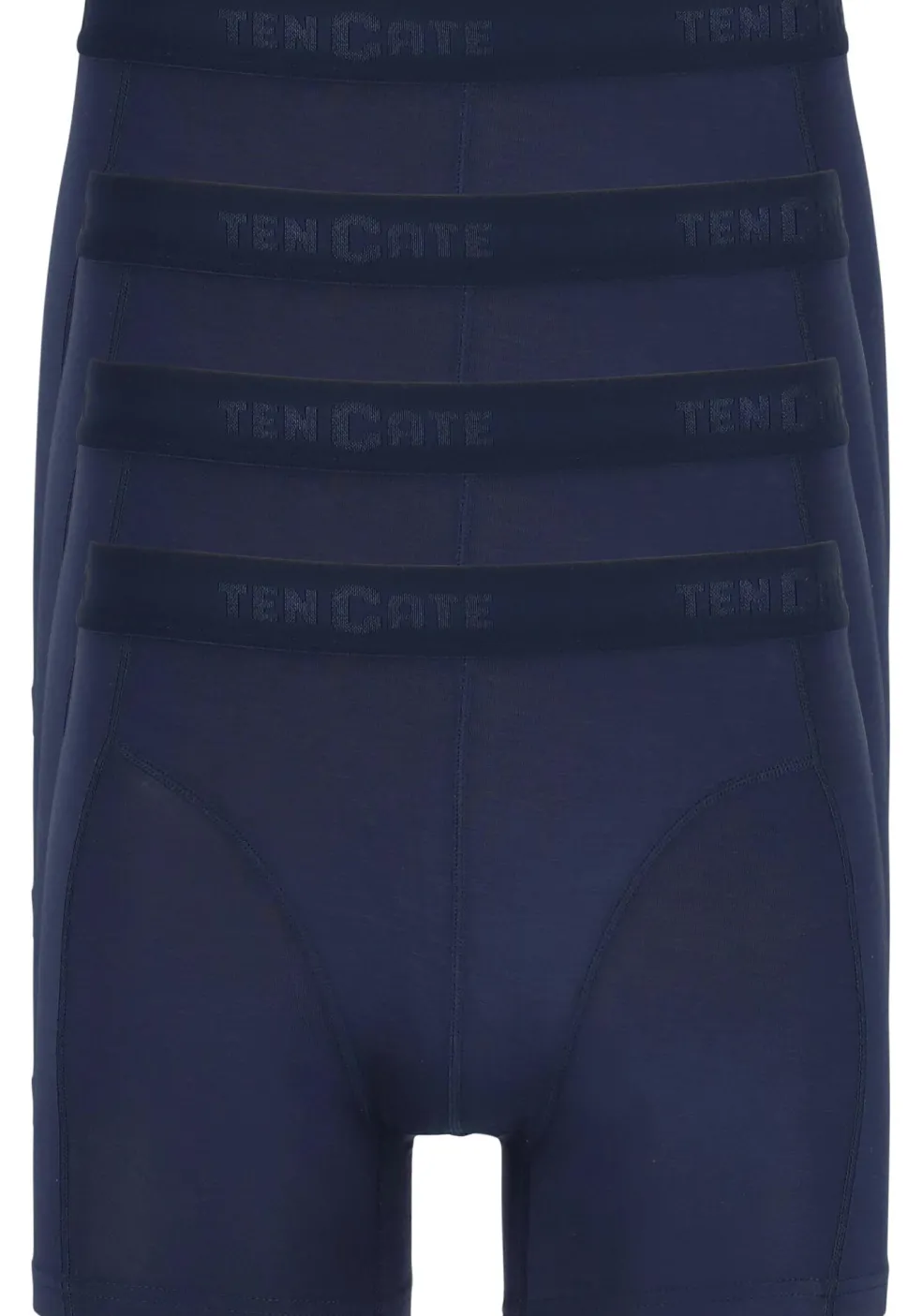 TEN CATE Basics men bamboo viscose shorts (4-pack), heren boxers normale lengte, blauw