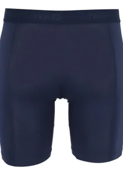 TEN CATE Basics men bamboo viscose long shorts (2-pack), heren boxers lange pijpen, blauw