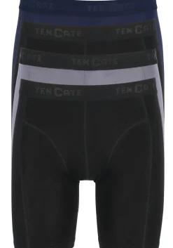 TEN CATE Basics men bamboo viscose long shorts (4-pack), heren boxers lange pijpen, multicolor