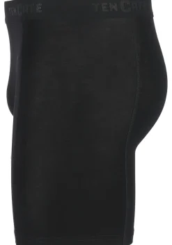 TEN CATE Basics men bamboo viscose long shorts (4-pack), heren boxers lange pijpen, zwart