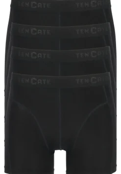 TEN CATE Basics men bamboo viscose shorts (4-pack), heren boxers normale lengte, zwart