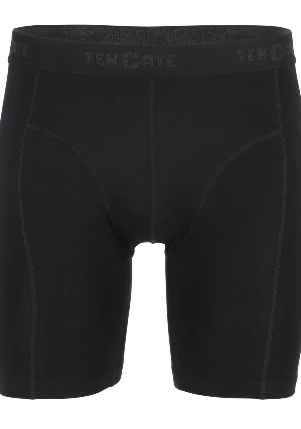 TEN CATE Basics men bamboo viscose long shorts (2-pack), heren boxers lange pijpen, zwart