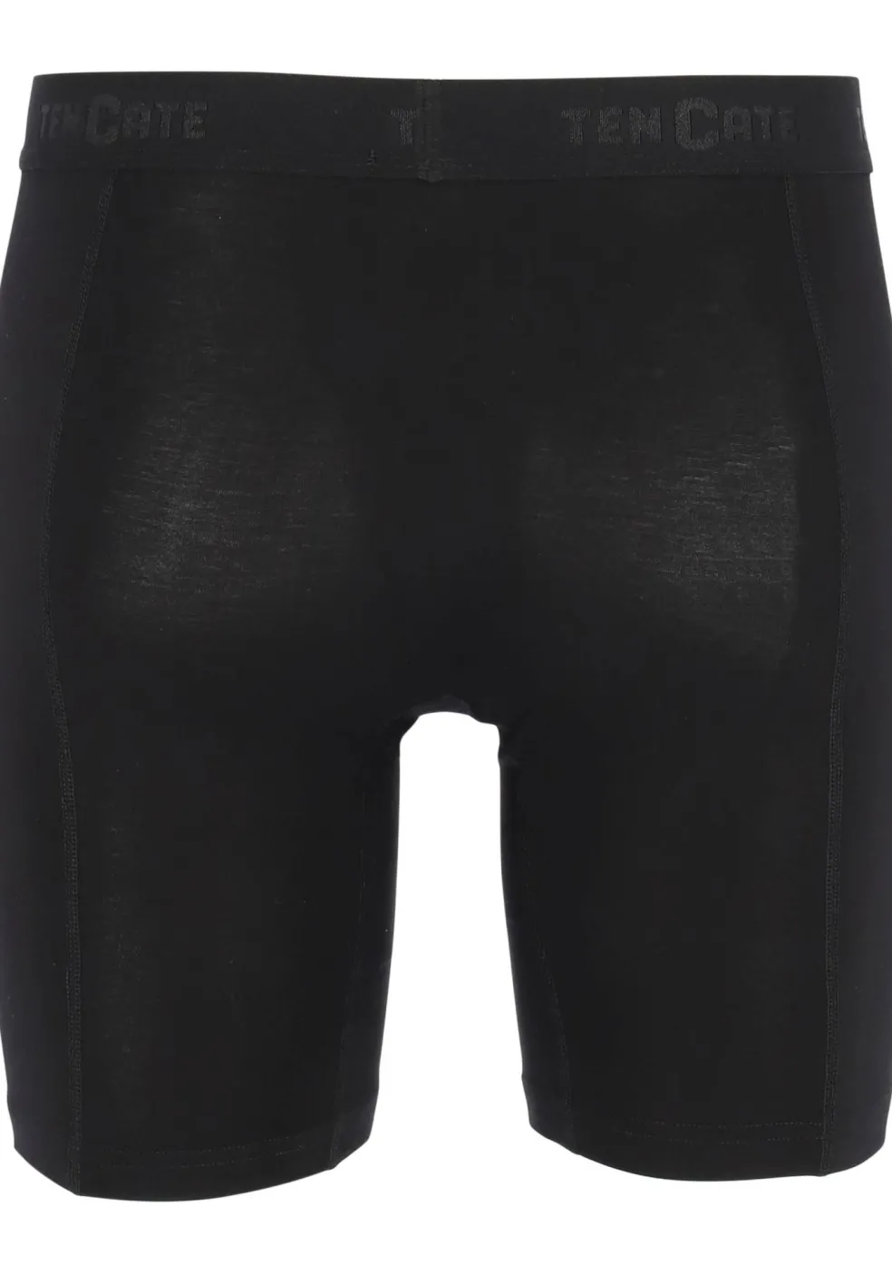 TEN CATE Basics men bamboo viscose long shorts (2-pack), heren boxers lange pijpen, zwart