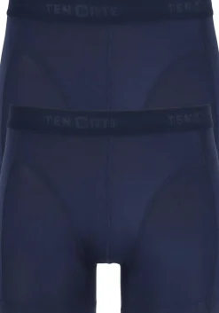 TEN CATE Basics men bamboo viscose shorts (2-pack), heren boxers normale lengte, blauw