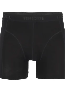 TEN CATE Basics men bamboo viscose shorts (2-pack), heren boxers normale lengte, zwart