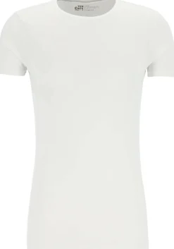 TEN CATE Basics men bamboo viscose T-shirt (1-pack), heren T-shirt O-hals, wit