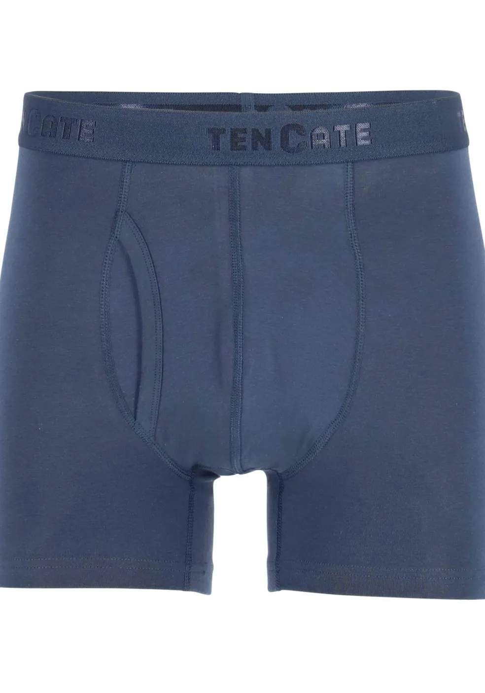 TEN CATE Basics men classic shorts met gulp (2-pack), heren boxers normale lengte, blauw